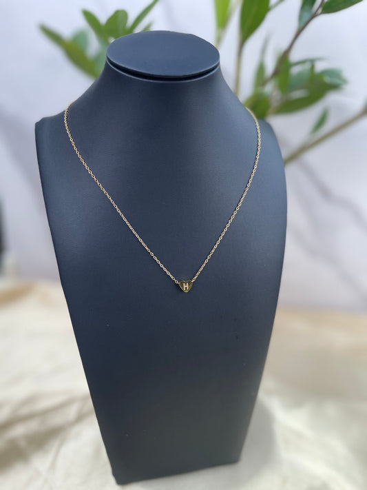 Bailey Heart Initial Necklace