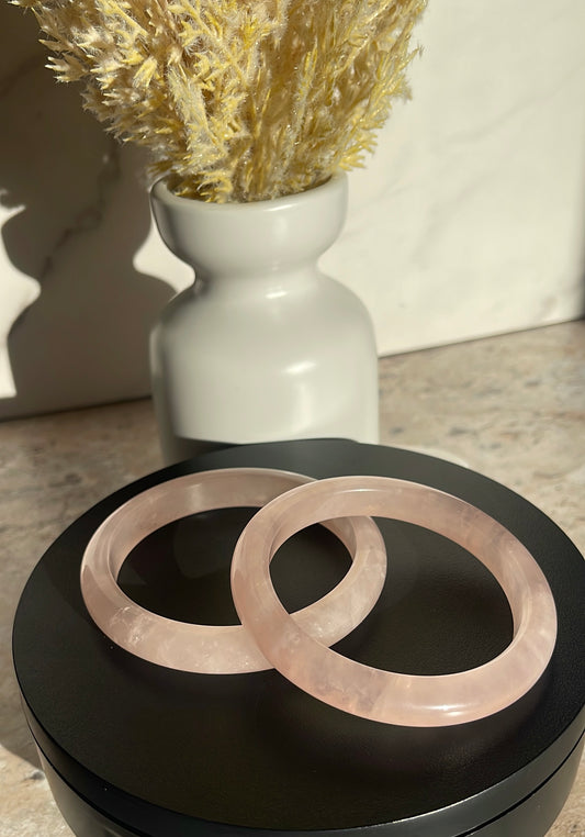 Rose Quartz Bangle