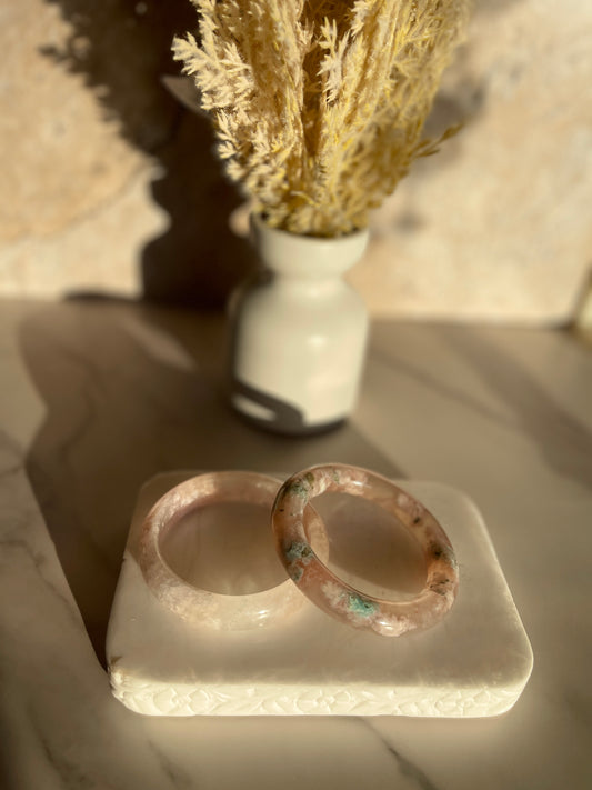 Sakura Agate aka Flower Agate Bangle