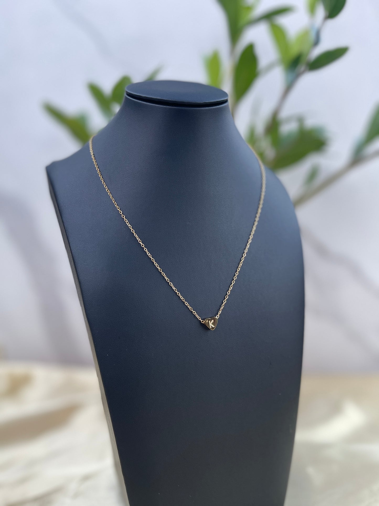 Bailey Heart Initial Necklace